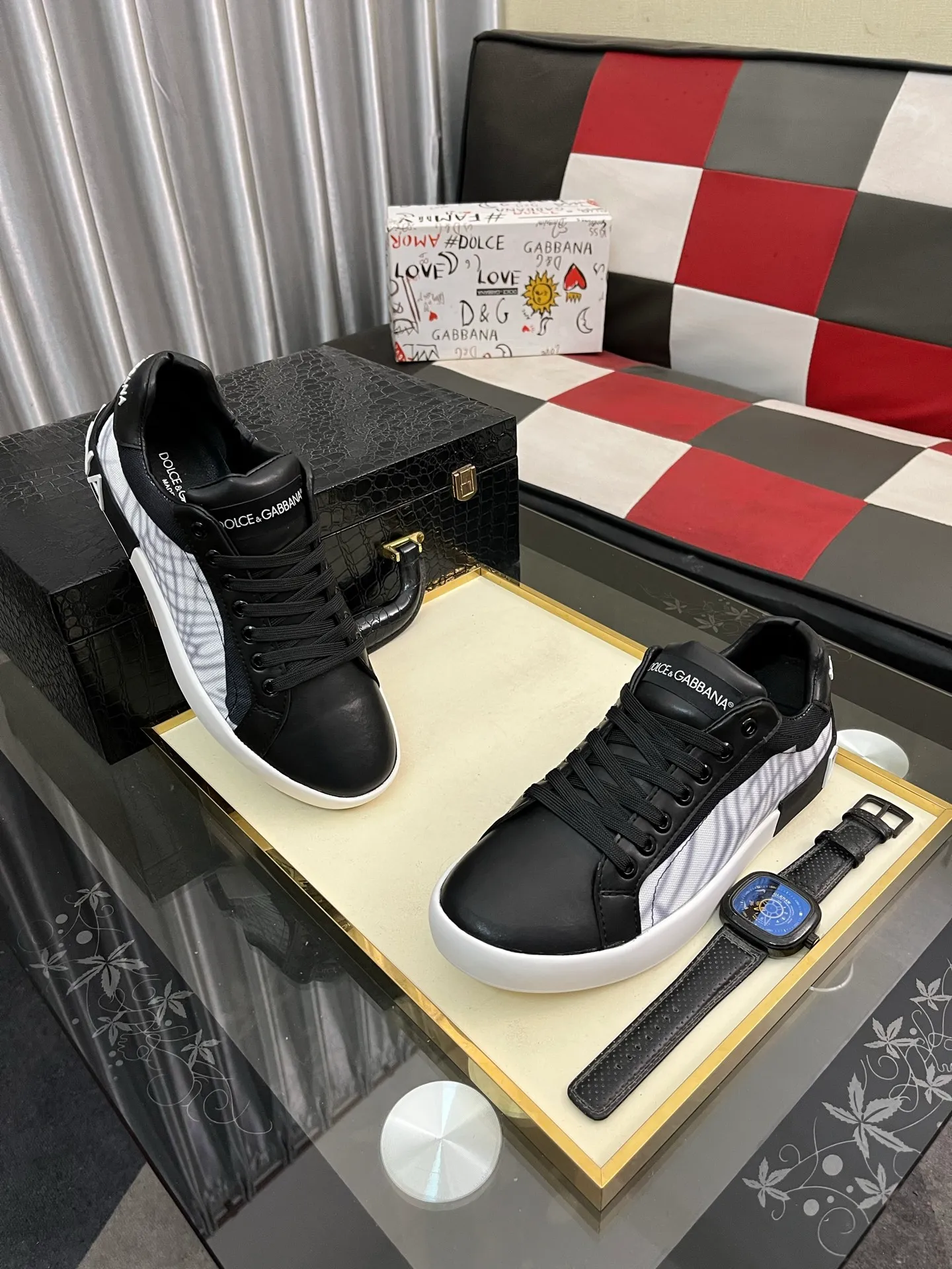 Men's men's shoes 💰420⌚️⌚️【DG～】couple casual shoes, on sale simultaneously in 2025z cabinet 🔶Size: 35-44#️⃣ 1 color 🔜The upper is made of multi-material splicing ➕Mesh lining, comfortable and breathable, sole: original comfortable and wear-resistant outsole, ⚠️Photographed in real life🎬The real thing is better📢📢📢